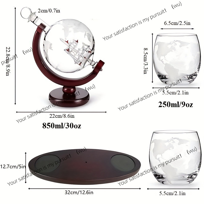 Conjunto de Decantador de Whis - Decanter Globe Set avaliação e preço