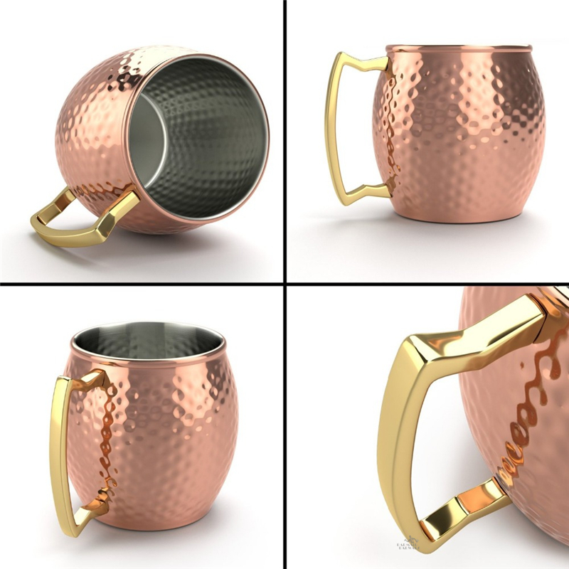 Metal Moscow Mule Cobre Caneca - Mule Copper Mug avaliação e preço