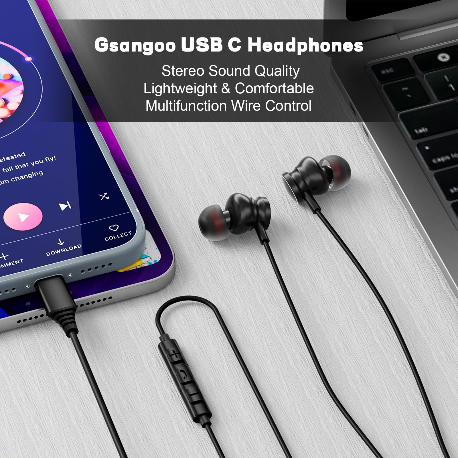Tipo c com fio fones de ouvido - Home Bar Iphone avaliação e preço