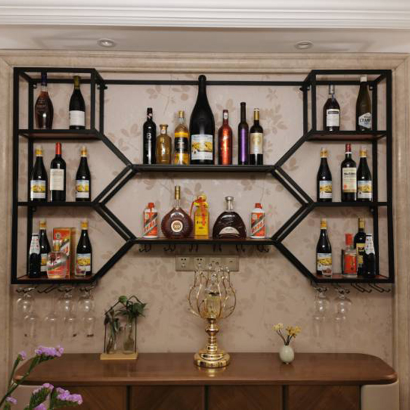 Prateleiras de metal armário d - Home Bar Shelf avaliação e preço