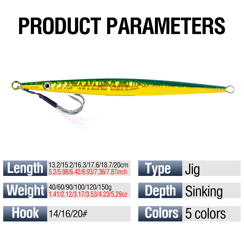 1 Peça Isca Artificial Metálic - Jigger Double Sided avaliação e preço