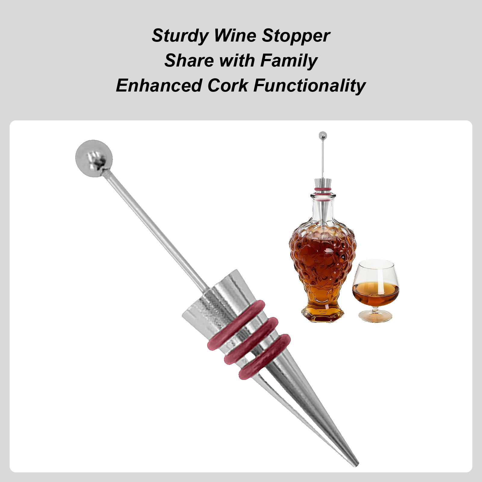 Rolha de vinho de liga de sili - Home Bar Supplies avaliação e preço