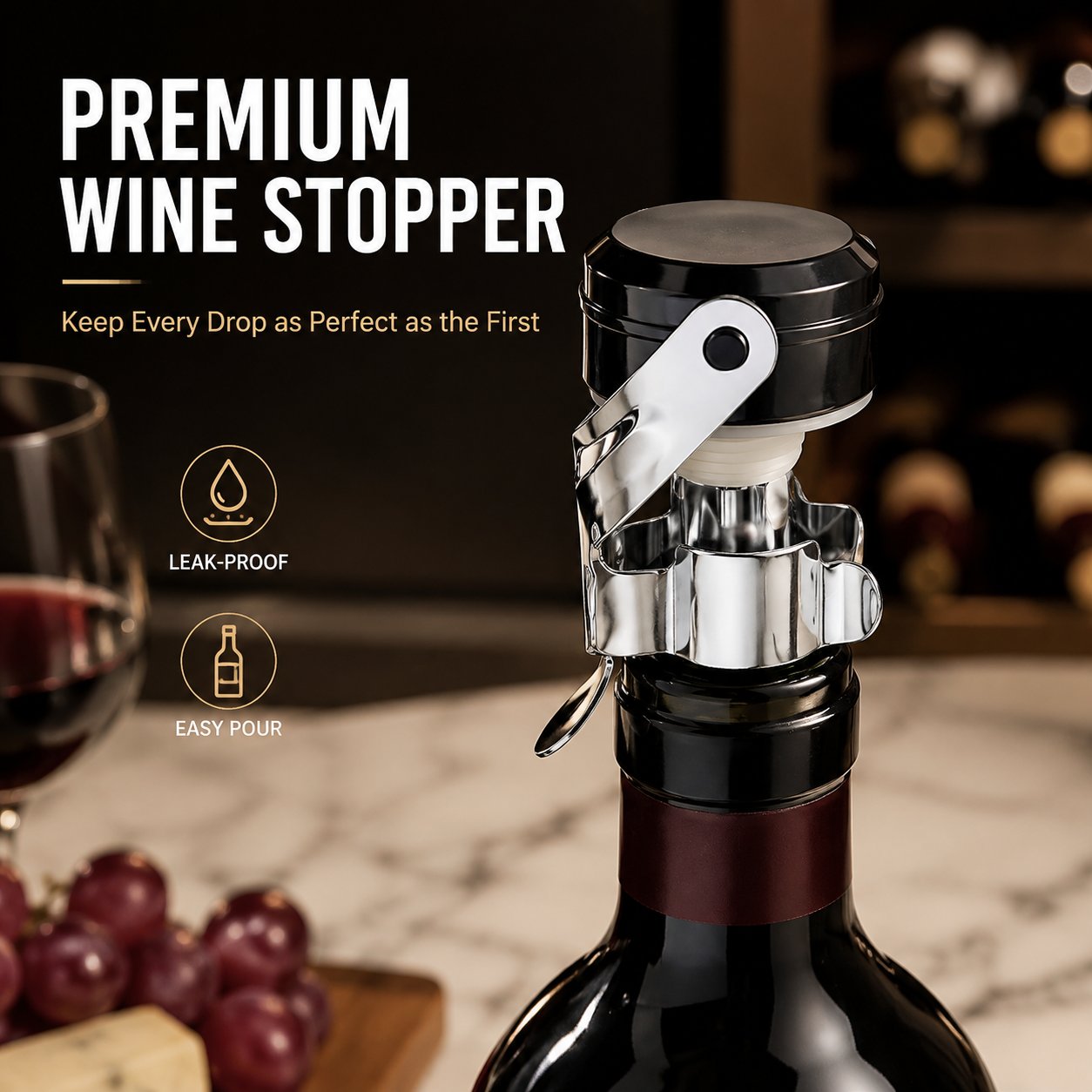 Cabilock 3 Peças Vedador de Ga - Wine Preservation Pump avaliação e preço