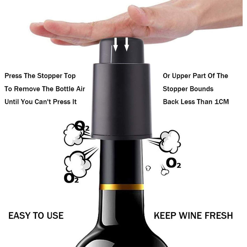 LMETJMA Rolhas de garrafa de v - Wine Preservation Pump avaliação e preço