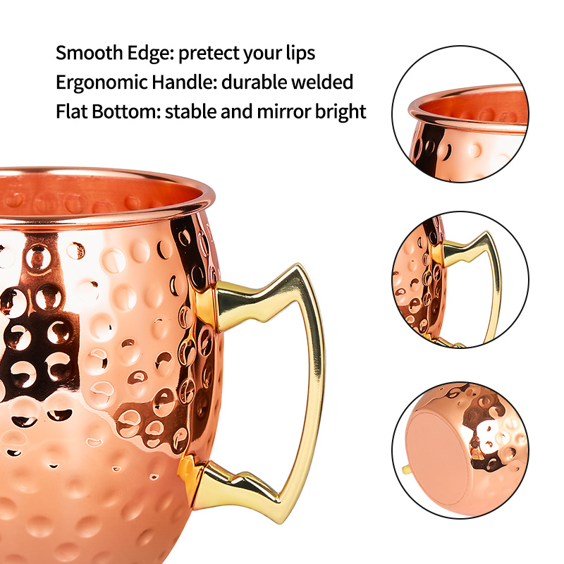 Moscou mule canecas de aço ino - Mule Copper Mug avaliação e preço